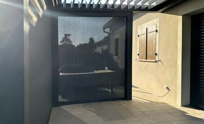 Installation de pergola bioclimatique à Montricoux, Montauban, Le Menuisier du Midi